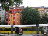 Sporvogn p Prenzlauer Alle i Berlin