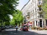 P� Kollwitzplatz er der mange restauranter